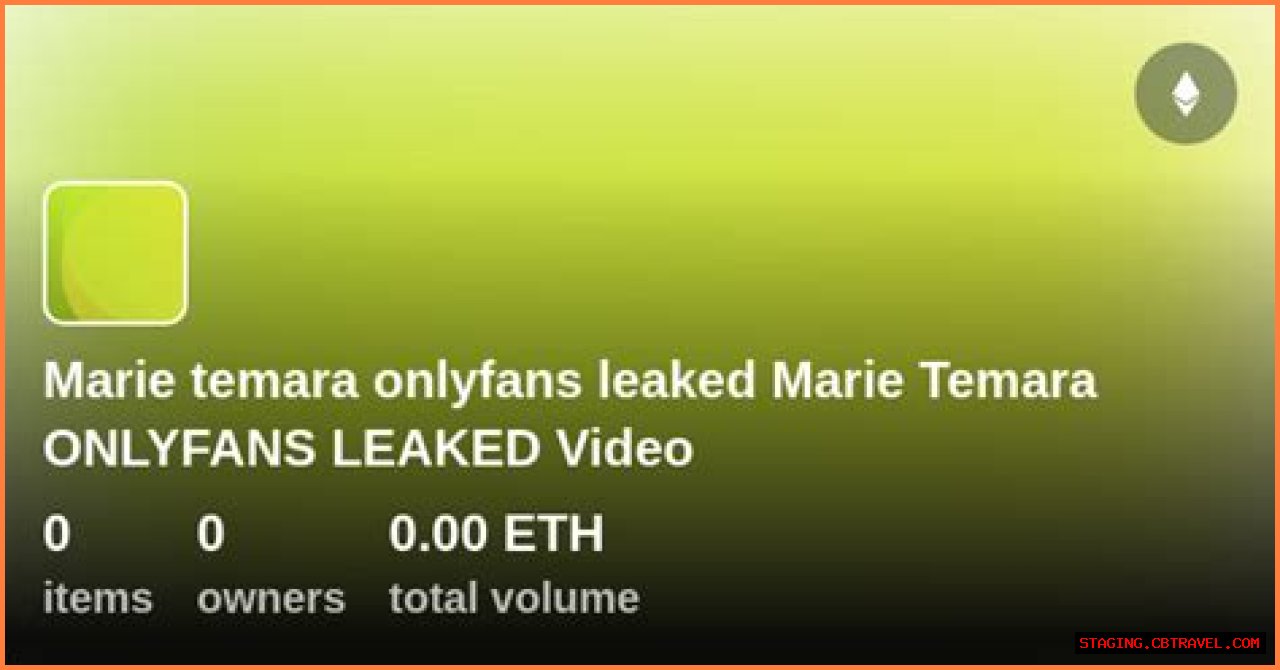 Marie Temara OnlyFans Leaked: A Comprehensive Insight Into The Controversy
